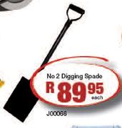 No 2 Digging Spade-Each