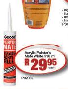 Acrylic Painter's Mate White-310ml Each