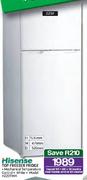 Hisense Top Freezer Fridge-220Ltr(H220TWH)