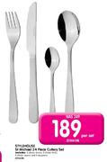 Stylehouse St Michael 24 Piece Cutlery Set-Per Set
