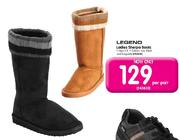 Legend Ladies Sherpa Boots-Per Pair