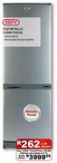 Defy Metallic Combi Fridge-310Ltr