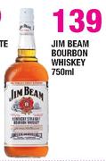 Jim Beam Bourbon Whiskey-750ml