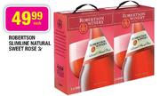 Robertson Slimline Natural Natural Sweet Rose - 3Ltr Each