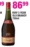 KWV 3 Year Old Brandy - 750ml