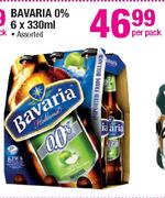 Bavaria 0% Assorted-6x330ml Per Pack
