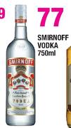 Smirnoff Vodka-750ml
