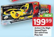 Action City High Speed Track Set With Free Play Set