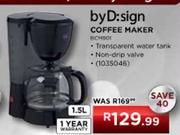 byD:sign Coffee Maker-1.5 Ltr (BCM901)