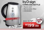byD:sign Cordless Kettle-1.7 Ltr