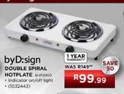 byD:sign Double Spiral Hotplate (BHP2000)