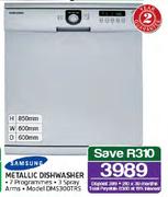 Samsung Metallic Dishwasher(DMS300TRS)