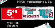 House Brand Wire Pot Scourers-3's