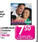 Lovers Plus Condoms-3 Pack