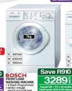 Bosch 7kg Front Load Washing Machine