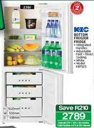 KIC 238ltr Bottom Freezer Fridge