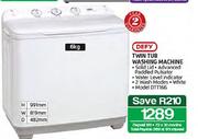 Defy 6kg Twin Tub Washing Machine