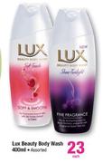 Lux Beauty Body Wash Assorted-400ml Each