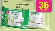Simple Wipes-25's Per Pack