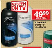 Tresemme Shampoo/Conditioner-900ml Each