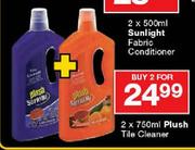 Plush Tile Cleaner-2x750ml