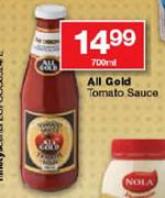 All Gold Tomato Sauce-700ml