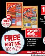 Enterprise Traditional Sausages Assorted-375gm Each