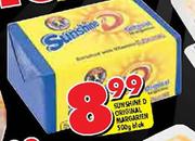 Sunshine D Original Margarien-500g