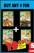 Knorr Sauce/Gravy-4's