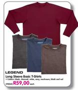 Legend Long Sleeve Basic T-Shirts