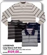 Legend Long Sleeve Golf Shirt