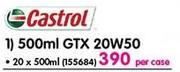 Castrol GTX (20W50)-20x500ml Per Case