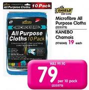 Shield Microfibre All Purpose Cloths-Per 10 Pack