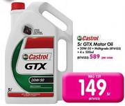 Castrol GTX Motor Oil (20W-50)-5Ltr