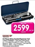 Gedore Drive Socket/Spanner Set (C1962MUIOT)-Per Set
