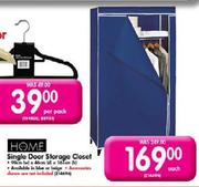 Home Single Door Storage Closet Each