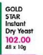 Gold Star Instant Dry Yeast-48x10g
