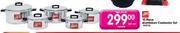 Hart 10 Piece Aluminium Cookware Set-Per Set