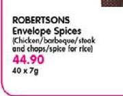 Robertsons Envelope Spices-40x7g