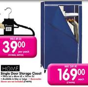 Home Single Door Storage Closet