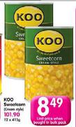 Koo Sweetcorn-415Gm