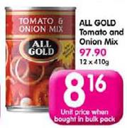 All Gold Tomato And Onion Mix-410Gm
