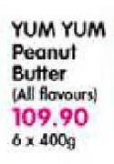 Yum Yum Peanut Butter-6x400Gm