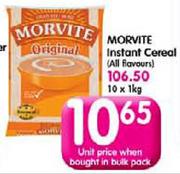 Morvite Instant Cereal-1Kg Each