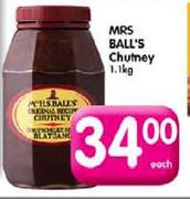 MRS Ball's Chutney-1.1Kg Each