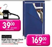 Home Single Door Storage Closet-Each
