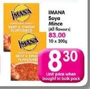 Imana Soya Mince (All Flavours)-200g Each