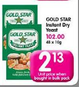 Gold Star Instant Dry Yeast-10g Each