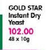 Gold Star Instant Dry Yeast-48x10gm
