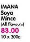 Imana Soya Mince (All Flavours)-10X200g
